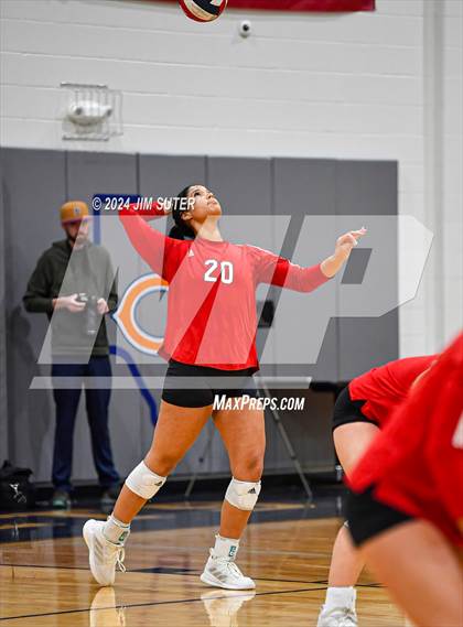 Thumbnail 1 in Fayetteville vs Richards (UIL  Volleyball 1A Region IV Quarterfinal) photogallery.