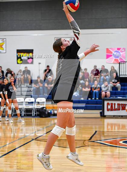 Thumbnail 1 in Fayetteville vs Richards (UIL  Volleyball 1A Region IV Quarterfinal) photogallery.