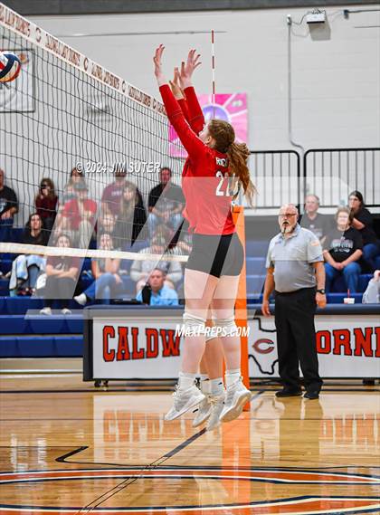 Thumbnail 1 in Fayetteville vs Richards (UIL  Volleyball 1A Region IV Quarterfinal) photogallery.