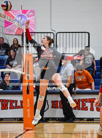 Thumbnail 1 in Fayetteville vs Richards (UIL  Volleyball 1A Region IV Quarterfinal) photogallery.