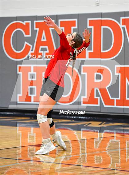 Thumbnail 3 in Fayetteville vs Richards (UIL  Volleyball 1A Region IV Quarterfinal) photogallery.
