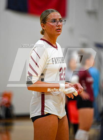 Thumbnail 3 in Fayetteville vs Richards (UIL  Volleyball 1A Region IV Quarterfinal) photogallery.