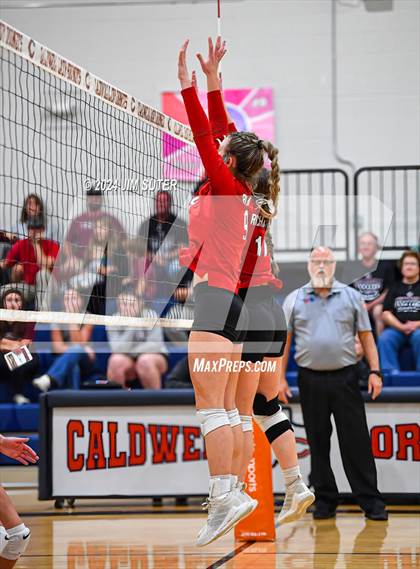 Thumbnail 1 in Fayetteville vs Richards (UIL  Volleyball 1A Region IV Quarterfinal) photogallery.