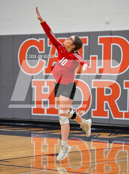 Thumbnail 2 in Fayetteville vs Richards (UIL  Volleyball 1A Region IV Quarterfinal) photogallery.