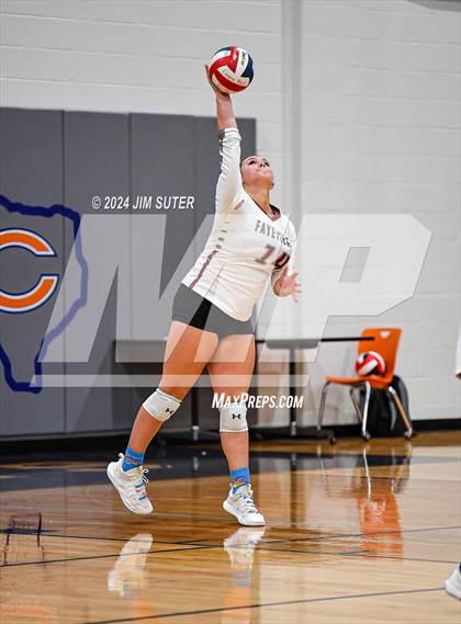 Thumbnail 3 in Fayetteville vs Richards (UIL  Volleyball 1A Region IV Quarterfinal) photogallery.