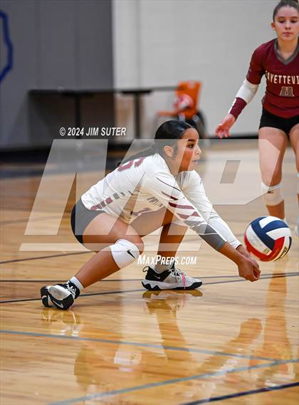 Thumbnail 3 in Fayetteville vs Richards (UIL  Volleyball 1A Region IV Quarterfinal) photogallery.