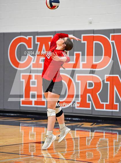 Thumbnail 1 in Fayetteville vs Richards (UIL  Volleyball 1A Region IV Quarterfinal) photogallery.