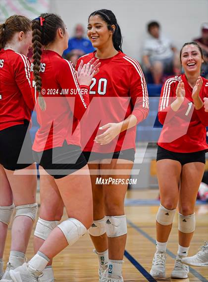 Thumbnail 3 in Fayetteville vs Richards (UIL  Volleyball 1A Region IV Quarterfinal) photogallery.