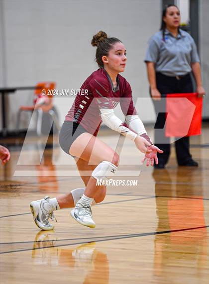 Thumbnail 1 in Fayetteville vs Richards (UIL  Volleyball 1A Region IV Quarterfinal) photogallery.