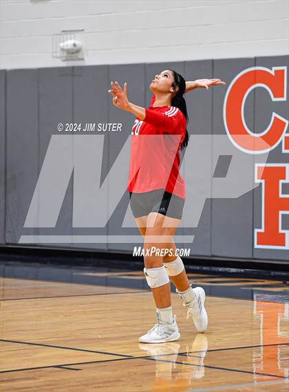 Thumbnail 1 in Fayetteville vs Richards (UIL  Volleyball 1A Region IV Quarterfinal) photogallery.