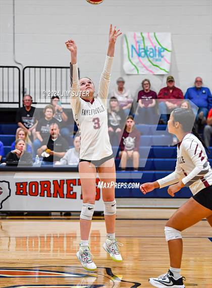 Thumbnail 3 in Fayetteville vs Richards (UIL  Volleyball 1A Region IV Quarterfinal) photogallery.