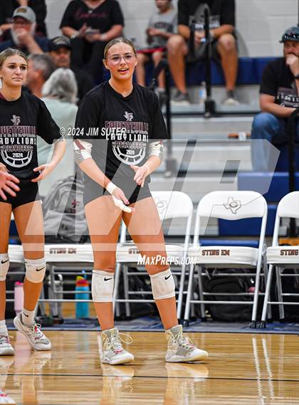 Thumbnail 1 in Fayetteville vs Richards (UIL  Volleyball 1A Region IV Quarterfinal) photogallery.