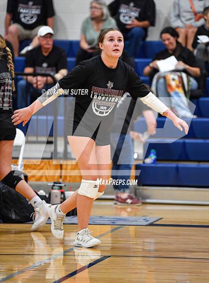 Thumbnail 3 in Fayetteville vs Richards (UIL  Volleyball 1A Region IV Quarterfinal) photogallery.