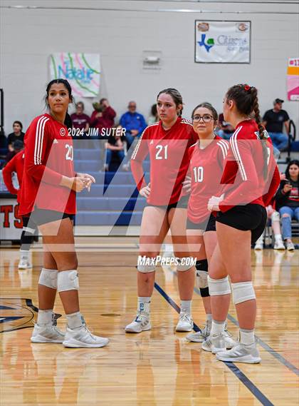 Thumbnail 3 in Fayetteville vs Richards (UIL  Volleyball 1A Region IV Quarterfinal) photogallery.