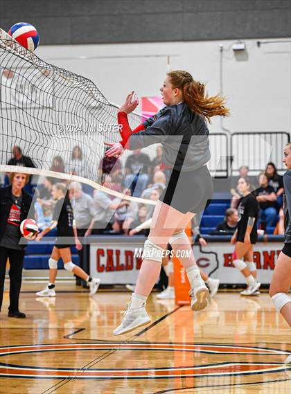 Thumbnail 3 in Fayetteville vs Richards (UIL  Volleyball 1A Region IV Quarterfinal) photogallery.