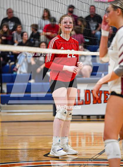 Thumbnail 2 in Fayetteville vs Richards (UIL  Volleyball 1A Region IV Quarterfinal) photogallery.