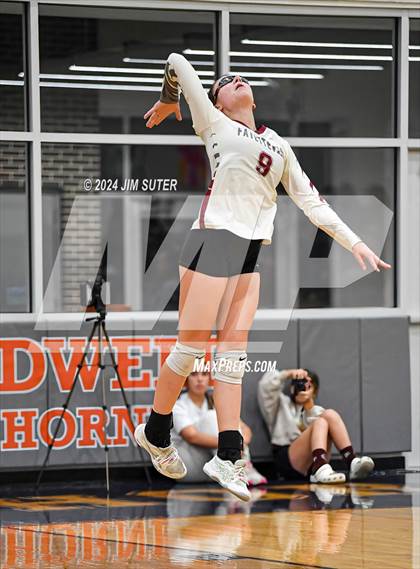 Thumbnail 3 in Fayetteville vs Richards (UIL  Volleyball 1A Region IV Quarterfinal) photogallery.