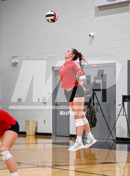 Thumbnail 3 in Fayetteville vs Richards (UIL  Volleyball 1A Region IV Quarterfinal) photogallery.