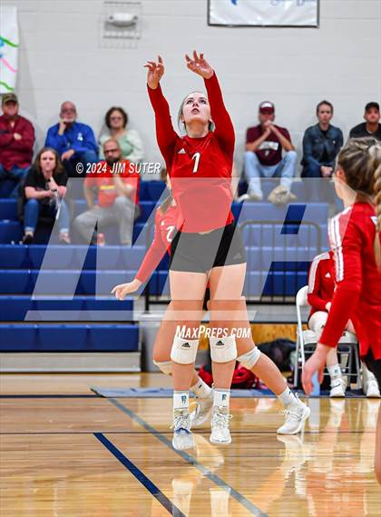 Thumbnail 2 in Fayetteville vs Richards (UIL  Volleyball 1A Region IV Quarterfinal) photogallery.