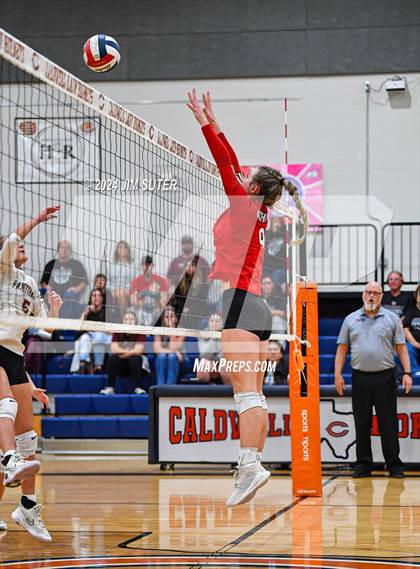 Thumbnail 3 in Fayetteville vs Richards (UIL  Volleyball 1A Region IV Quarterfinal) photogallery.