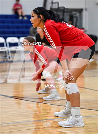 Thumbnail 2 in Fayetteville vs Richards (UIL  Volleyball 1A Region IV Quarterfinal) photogallery.