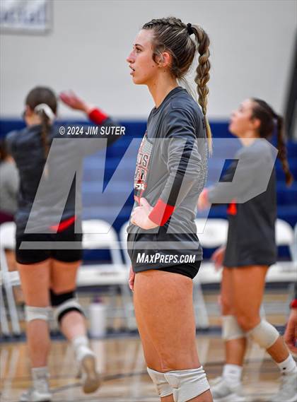Thumbnail 3 in Fayetteville vs Richards (UIL  Volleyball 1A Region IV Quarterfinal) photogallery.