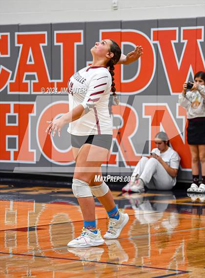 Thumbnail 1 in Fayetteville vs Richards (UIL  Volleyball 1A Region IV Quarterfinal) photogallery.