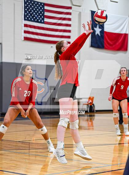 Thumbnail 1 in Fayetteville vs Richards (UIL  Volleyball 1A Region IV Quarterfinal) photogallery.