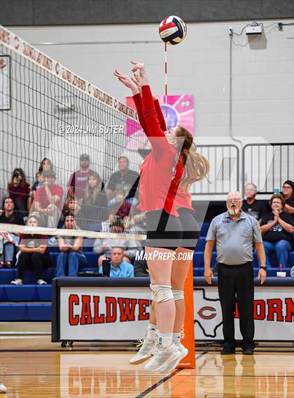 Thumbnail 2 in Fayetteville vs Richards (UIL  Volleyball 1A Region IV Quarterfinal) photogallery.