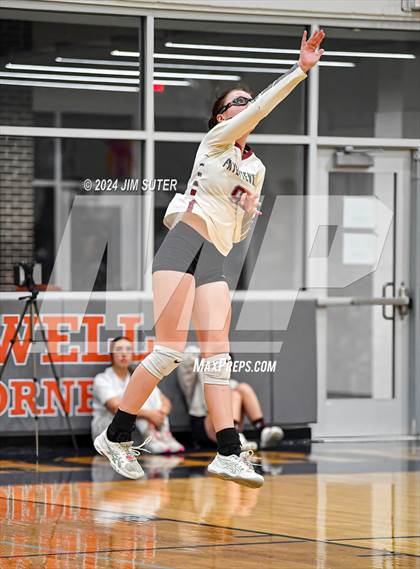 Thumbnail 1 in Fayetteville vs Richards (UIL  Volleyball 1A Region IV Quarterfinal) photogallery.