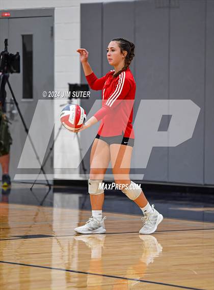 Thumbnail 1 in Fayetteville vs Richards (UIL  Volleyball 1A Region IV Quarterfinal) photogallery.