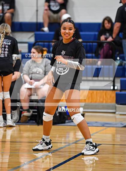 Thumbnail 2 in Fayetteville vs Richards (UIL  Volleyball 1A Region IV Quarterfinal) photogallery.