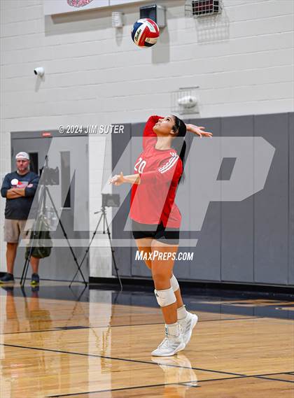 Thumbnail 1 in Fayetteville vs Richards (UIL  Volleyball 1A Region IV Quarterfinal) photogallery.