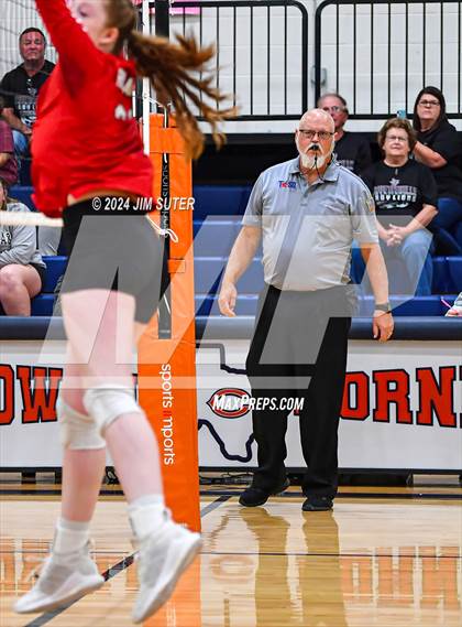 Thumbnail 2 in Fayetteville vs Richards (UIL  Volleyball 1A Region IV Quarterfinal) photogallery.