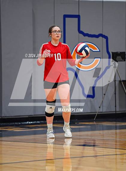 Thumbnail 1 in Fayetteville vs Richards (UIL  Volleyball 1A Region IV Quarterfinal) photogallery.