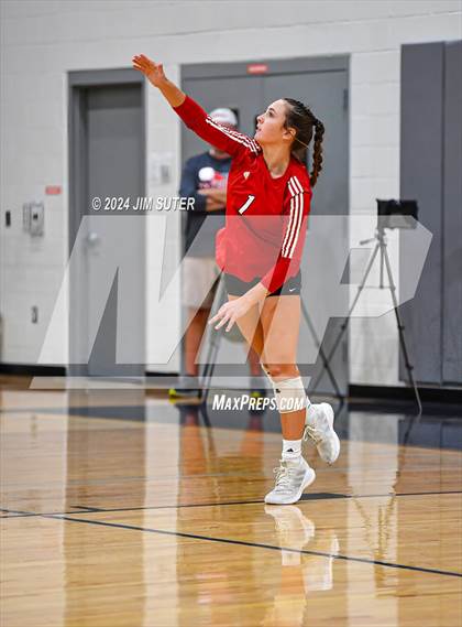 Thumbnail 1 in Fayetteville vs Richards (UIL  Volleyball 1A Region IV Quarterfinal) photogallery.