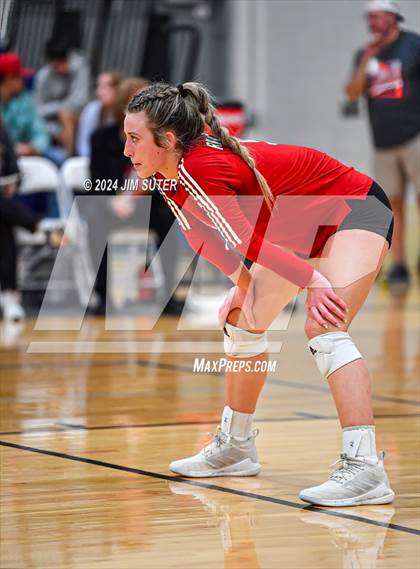 Thumbnail 2 in Fayetteville vs Richards (UIL  Volleyball 1A Region IV Quarterfinal) photogallery.