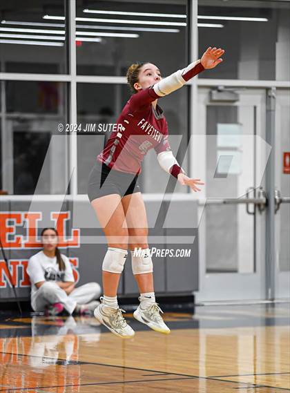 Thumbnail 3 in Fayetteville vs Richards (UIL  Volleyball 1A Region IV Quarterfinal) photogallery.
