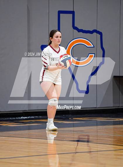 Thumbnail 3 in Fayetteville vs Richards (UIL  Volleyball 1A Region IV Quarterfinal) photogallery.