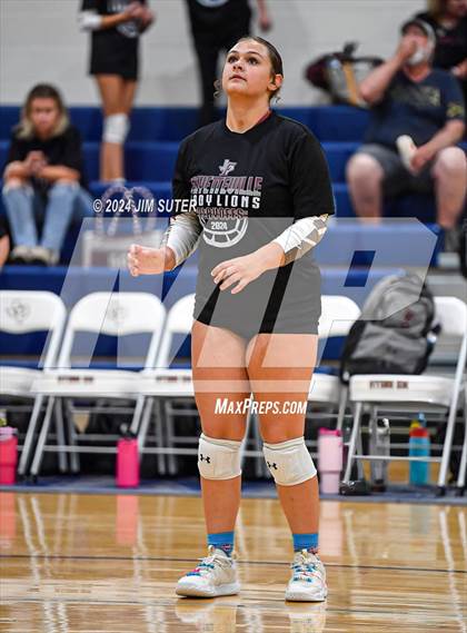 Thumbnail 1 in Fayetteville vs Richards (UIL  Volleyball 1A Region IV Quarterfinal) photogallery.
