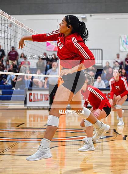 Thumbnail 1 in Fayetteville vs Richards (UIL  Volleyball 1A Region IV Quarterfinal) photogallery.