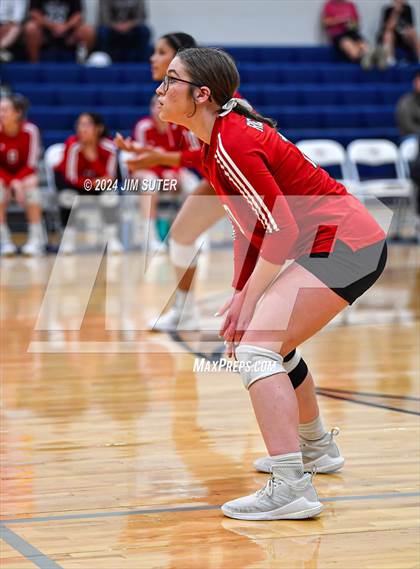 Thumbnail 2 in Fayetteville vs Richards (UIL  Volleyball 1A Region IV Quarterfinal) photogallery.