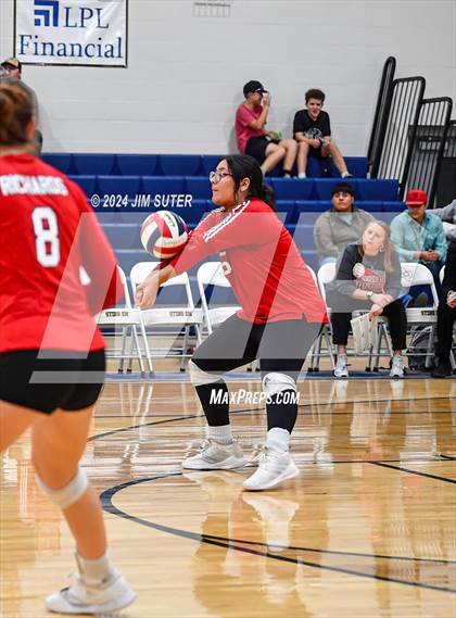Thumbnail 1 in Fayetteville vs Richards (UIL  Volleyball 1A Region IV Quarterfinal) photogallery.
