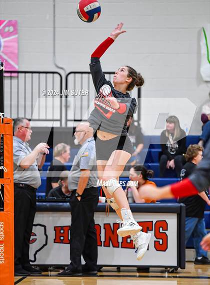 Thumbnail 3 in Fayetteville vs Richards (UIL  Volleyball 1A Region IV Quarterfinal) photogallery.