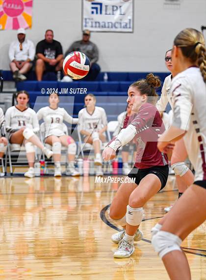 Thumbnail 1 in Fayetteville vs Richards (UIL  Volleyball 1A Region IV Quarterfinal) photogallery.
