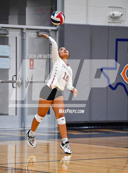 Thumbnail 2 in Fayetteville vs Richards (UIL  Volleyball 1A Region IV Quarterfinal) photogallery.