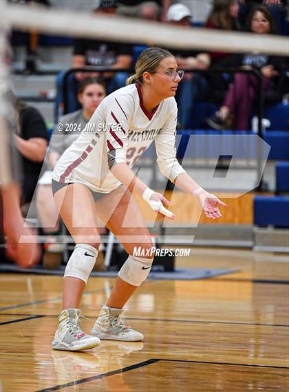 Thumbnail 3 in Fayetteville vs Richards (UIL  Volleyball 1A Region IV Quarterfinal) photogallery.