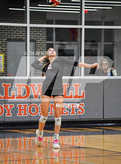 Thumbnail 3 in Fayetteville vs Richards (UIL  Volleyball 1A Region IV Quarterfinal) photogallery.