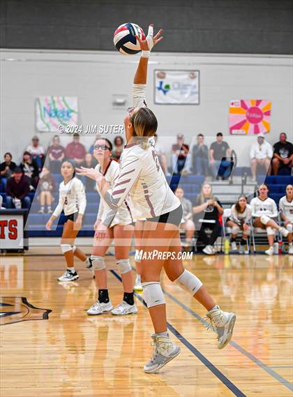 Thumbnail 2 in Fayetteville vs Richards (UIL  Volleyball 1A Region IV Quarterfinal) photogallery.