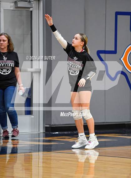 Thumbnail 2 in Fayetteville vs Richards (UIL  Volleyball 1A Region IV Quarterfinal) photogallery.